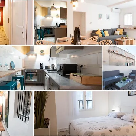 Duplex Liberté-grande Terrasse-clim-quartier Roquette *
