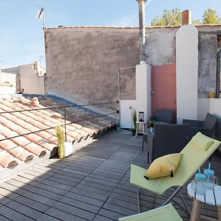 Duplex Liberte-grande Terrasse-clim-quartier Roquette Apartment *
