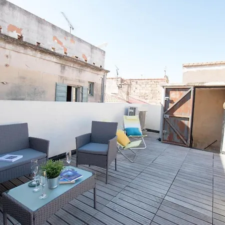 Duplex Liberté-grande Terrasse-clim-quartier Roquette Appartamento